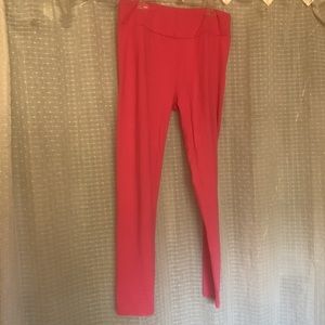 Pink leggings - one size (see measurements in pictures)